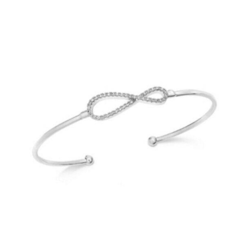 Charter Club Pavé Infinity Cuff Bracelet